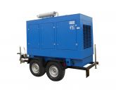 ССМ ЭД-320-Т400-1РПМ2 в погодозащитном кожухе на шасси